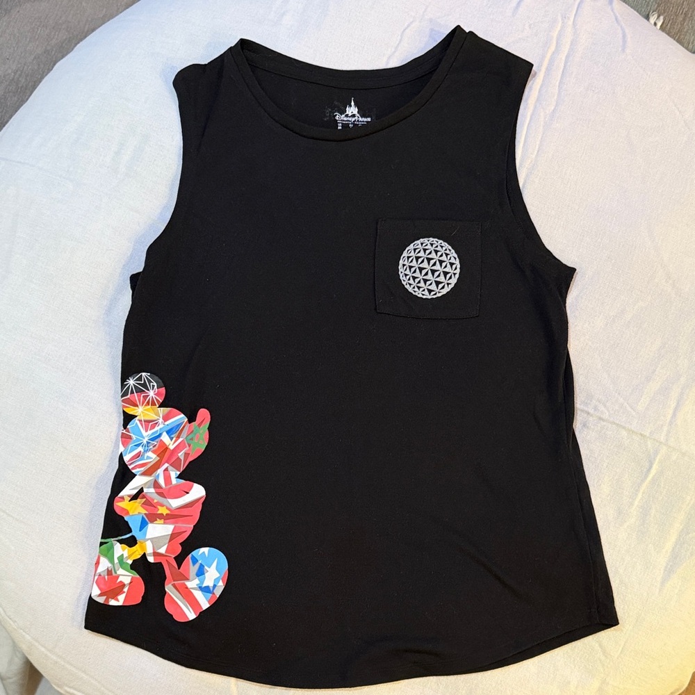 Disney Epcot Pocket Tank Size Medium